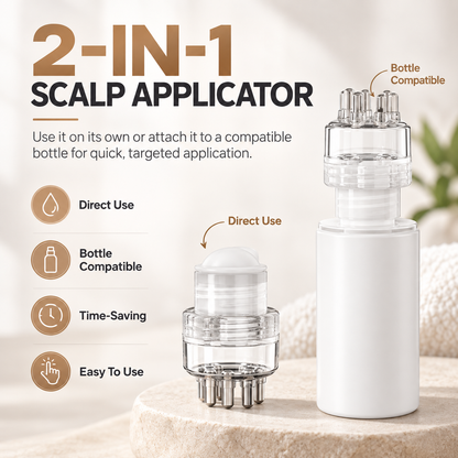 ✨ Upgrade Your Scalp Care Routine Today — Limited Anniversary Giveaway Inside!  Get Cleaner Oil Application, Relaxing Massage & A Chance To Win Your Order Free