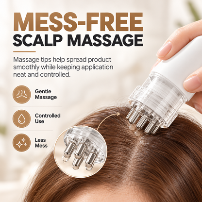 ✨ Upgrade Your Scalp Care Routine Today — Limited Anniversary Giveaway Inside!  Get Cleaner Oil Application, Relaxing Massage & A Chance To Win Your Order Free