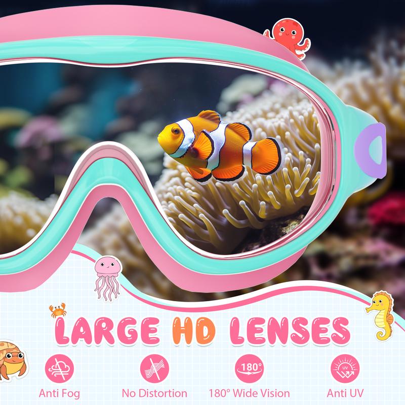 🏊 Kids Swim Goggles  | 💦 Anti-Fog ☀️ UV Protection