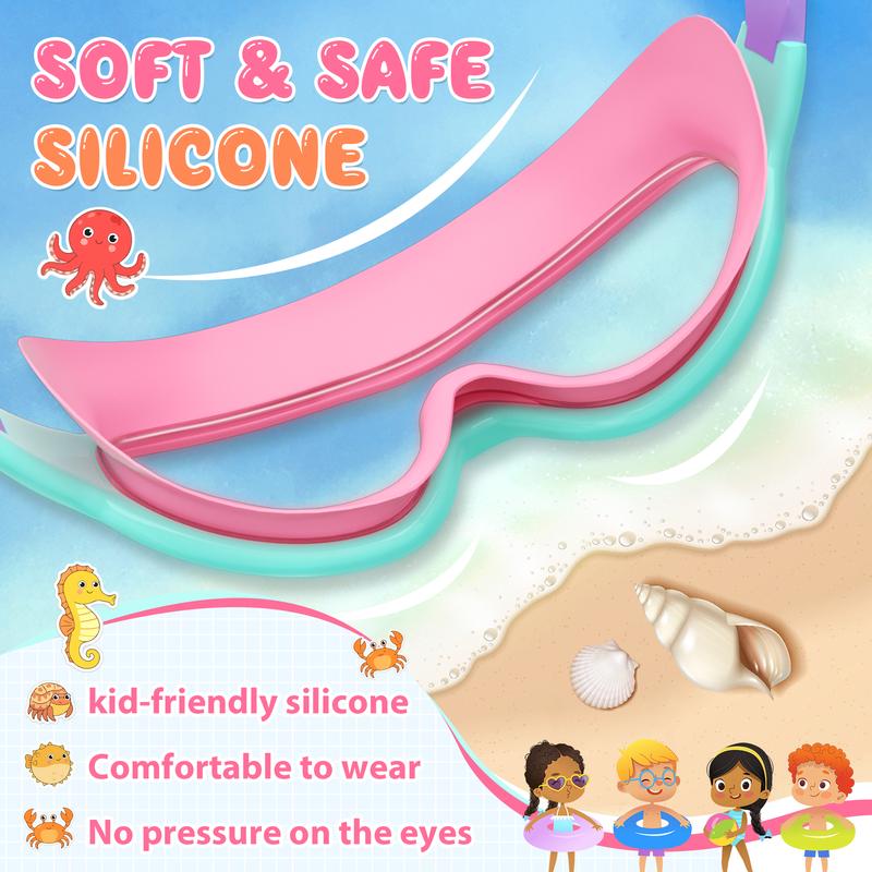 🏊 Kids Swim Goggles  | 💦 Anti-Fog ☀️ UV Protection