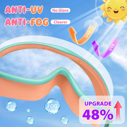 🏊 Kids Swim Goggles  | 💦 Anti-Fog ☀️ UV Protection