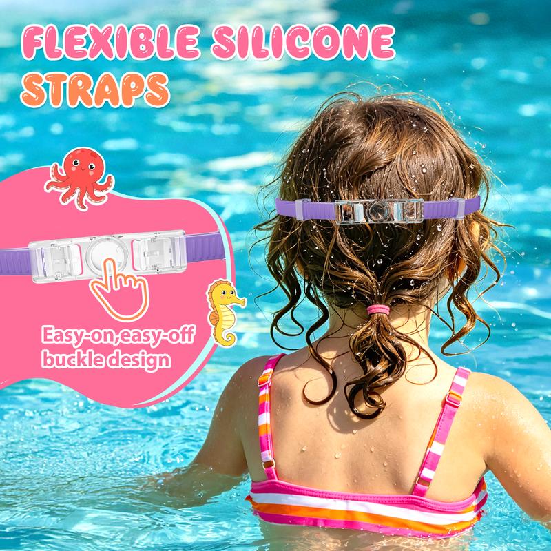 🏊 Kids Swim Goggles  | 💦 Anti-Fog ☀️ UV Protection