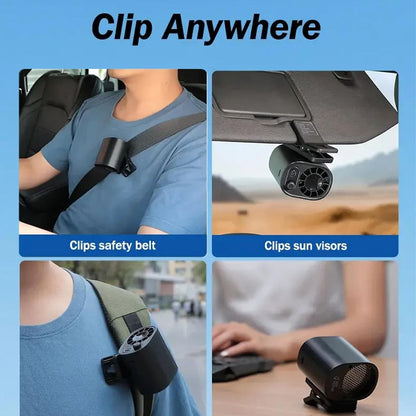 ❄️🌬️Clip-On Car Cooler: Feel Genuine Cold Air In Seconds☃️