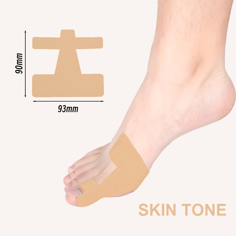 Cut Bunion Corrector Kinesiology Tape– Elastic, Breathable & Hypoallergenic Latex-Free Toe Support Strips