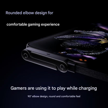 Invisible Stand Type-C Charger Cable - 240W Super Fast Charging 2-in-1 Electronic Cord with Cellphone Holder
