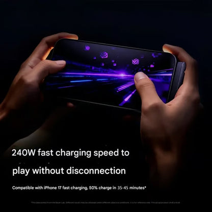 Invisible Stand Type-C Charger Cable - 240W Super Fast Charging 2-in-1 Electronic Cord with Cellphone Holder