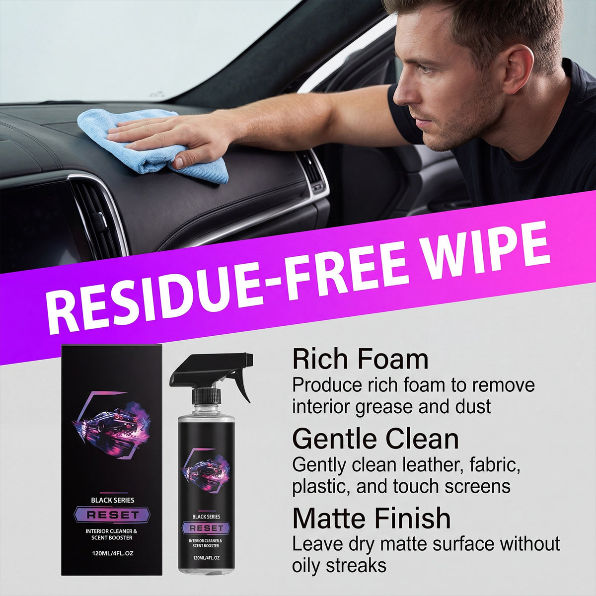 Series Gentle APC Formula 16oz Scented Automobile Cleaner - Interior Detailing Kit