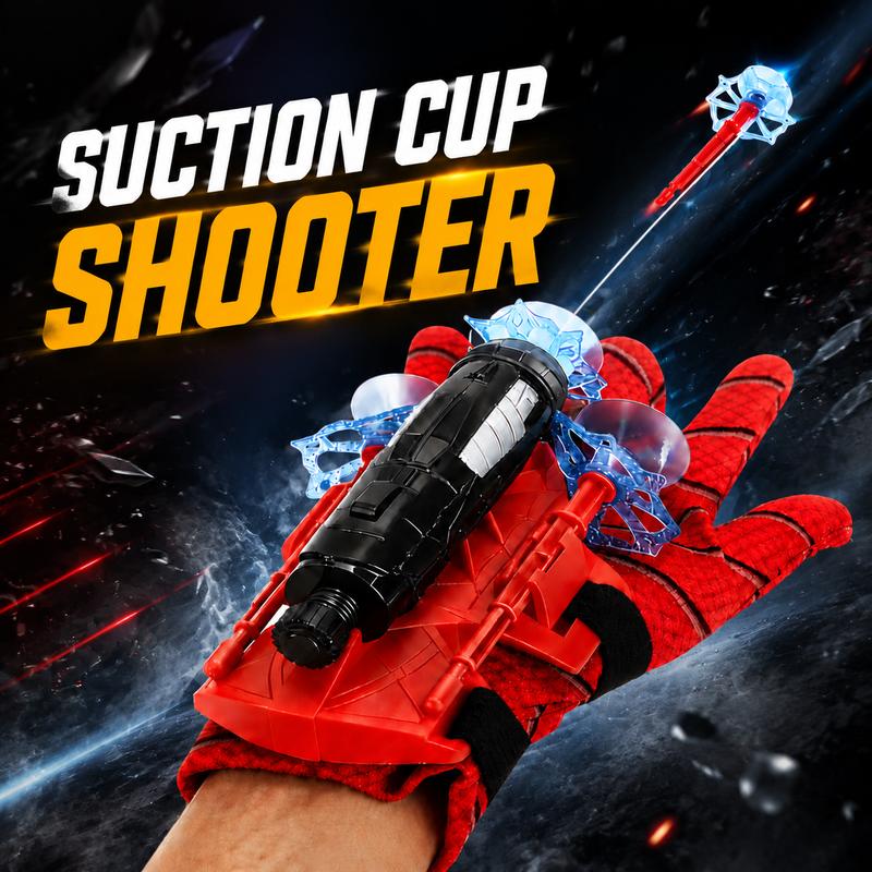 AOTAROW Heroic Spider Silk Superhero Wrist Launcher String Shooter Blasters Toy Set