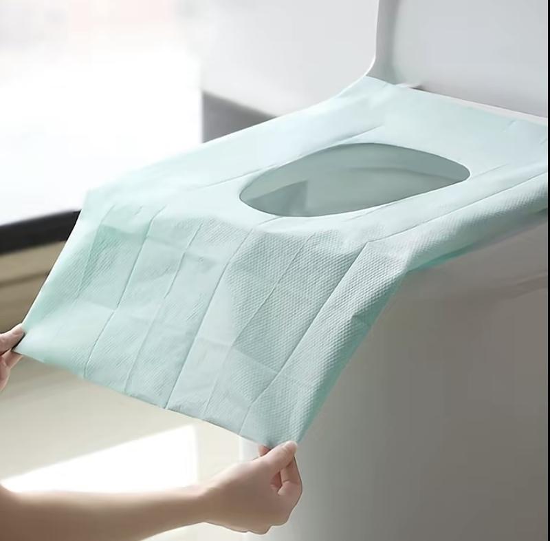 20‑Pack Disposable Individually Wrapped Toilet Seat Covers for Travel & Public Restrooms