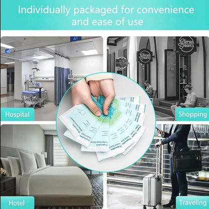 20‑Pack Disposable Individually Wrapped Toilet Seat Covers for Travel & Public Restrooms