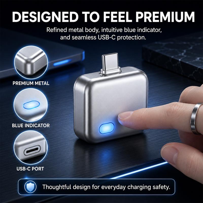140W USB-C Physical-Disconnect Battery Guard Charger.Keep Your Save At All Time!