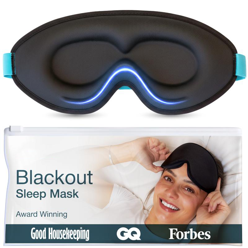3D Blackout Sleep Mask - Lightweight Sleep Mask,Calming Eye Mask for Deep Sleep