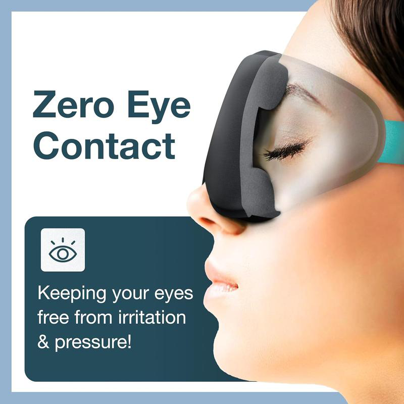 3D Blackout Sleep Mask - Lightweight Sleep Mask,Calming Eye Mask for Deep Sleep