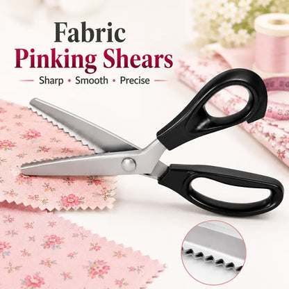 Stainless Steel Zig Zag Scissors with Serrated Teeth - Perfect for DIY Crafts