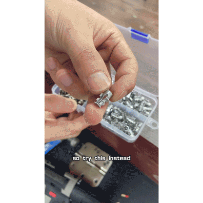 Short Expansion Screws Set Door Hinge Thread Repair Fixers for Home Users, Restoration of Cabinet & Tile Mounting (Millimeters Measurement), Wall Anchor