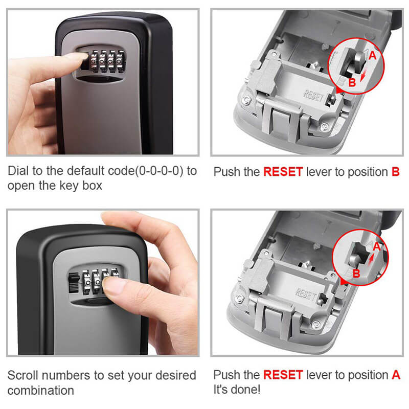 🔐 LIMITED‑TIME 50% OFF! ⚡ Wall‑Mount Resettable Combination Key Box – Rust‑Proof, Large Storage, Heavy‑Duty ✨