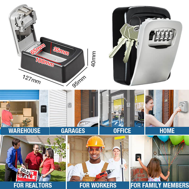 🔐 LIMITED‑TIME 50% OFF! ⚡ Wall‑Mount Resettable Combination Key Box – Rust‑Proof, Large Storage, Heavy‑Duty ✨