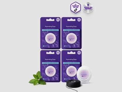 Mint Eucalyptus Expanding Floss 4 Pack
